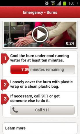 3 excelentes aplicaciones de primeros auxilios de Android para emergencias Primeros auxilios Cruz Roja Americana