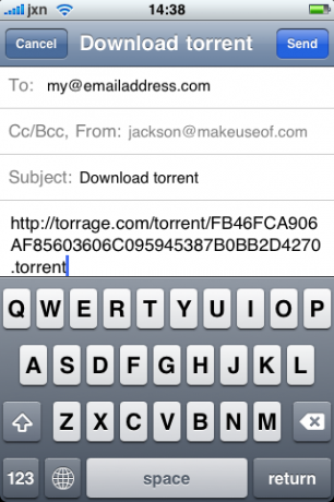 Cómo activar remotamente una descarga de torrent por correo electrónico [Mac] IMG 0740