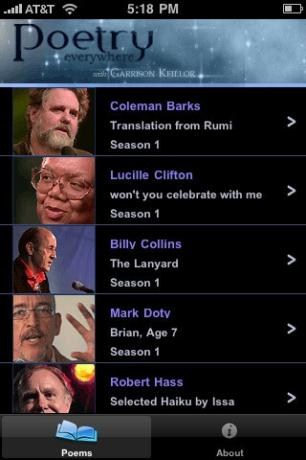 aplicaciones de poesía para iphone