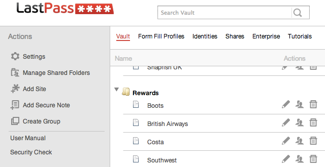 Recompensas LastPass