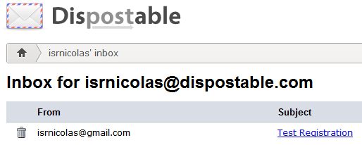 correo electrónico desechable