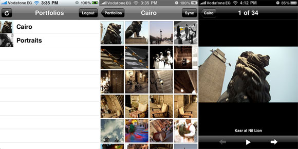 Cree un portafolio de fotografía profesional en línea en 5 minutos con Pullfolio iphone1