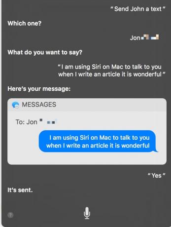 Siri Mac Messages