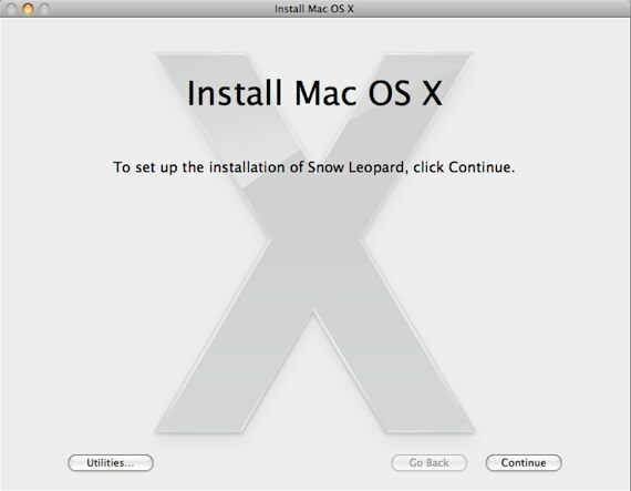 Cómo actualizar a Snow Leopard y lo que debe saber [Mac] SL install 2