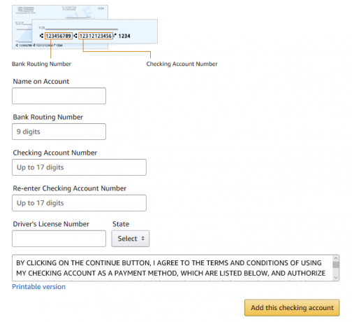 The Amazon Shopping Guide Banco de métodos de pago de compras en Amazon