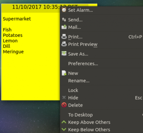 5 pequeñas notas adhesivas útiles para Linux muo linux stickynotes knotes