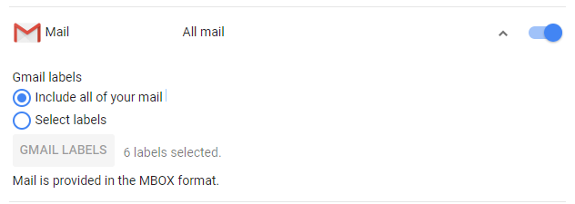 Seleccionar etiquetas específicas de Gmail