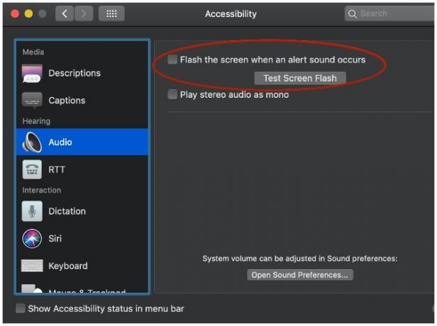 Instrucciones de flash de pantalla