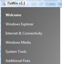 Cómo solucionar problemas comunes de Windows en un instante con las categorías FixWin