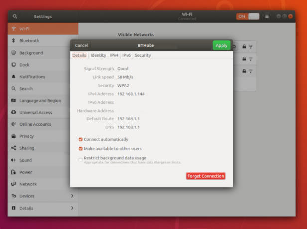 Desactiva las conexiones automáticas de Wi-Fi en Ubuntu