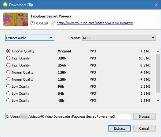 4K Video Downloader descarga listas de reproducción de YouTube, canales y más 4K Video Downloader Descargar audio