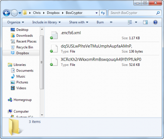 Cifre sus archivos de Dropbox con BoxCryptor captura de pantalla 053