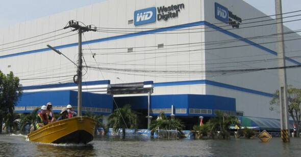 Tailandia Inundación Disco Duro