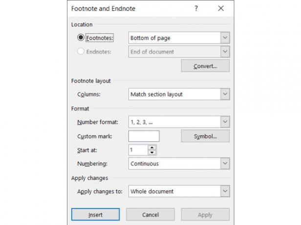 Formato de notas al pie y notas al final en Word