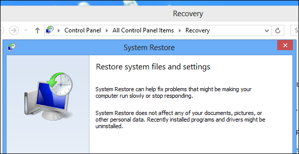 reparar la instalación de windows 8