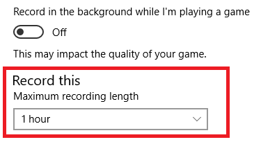 3 consejos para aprovechar al máximo el DVR del juego en la longitud de grabación del dvr del juego de Windows 10