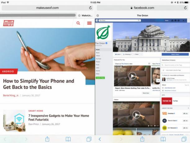 5 grandes aplicaciones de iOS que rompen las reglas de diseño sensatas FacebookSplit 666x500