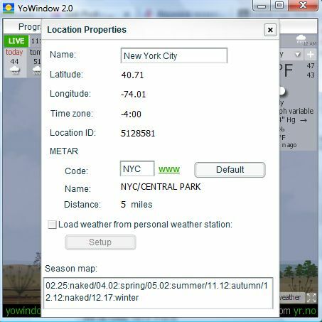 YoWIndow - Una aplicación de clima realmente genial con pantalla de clima virtual yowindow3