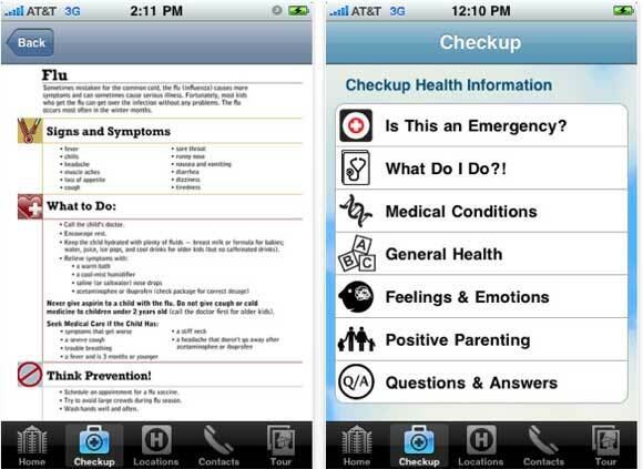 software para el cuidado de la salud iphone