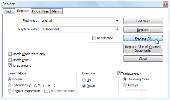 editar el bloc de notas del archivo csv