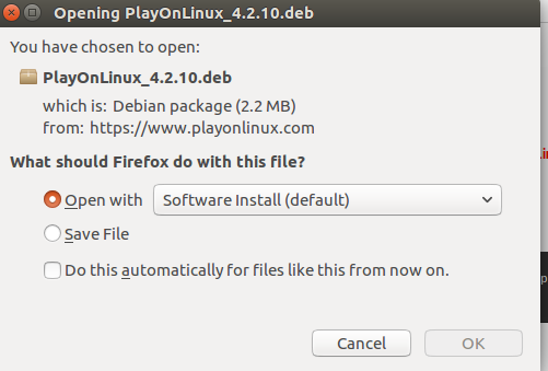 Instalación de PlayOnLinux