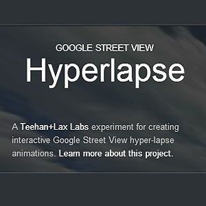 Cree impresionantes efectos visuales con Hyperlapse Photography y Google Street View [Actualizaciones] hyperlapse intro