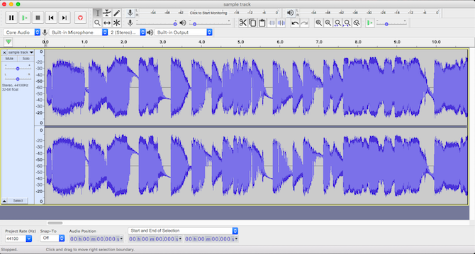 editor de audio audacity mac
