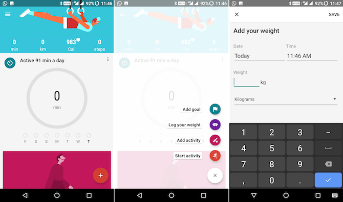 Google Fit útiles aplicaciones de google