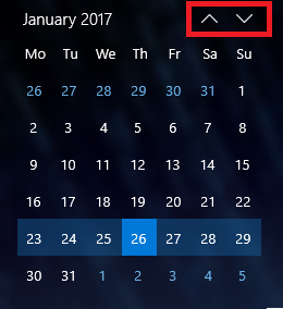 Recargue su calendario de Windows 10 con esta guía vista de mes de la aplicación de calendario de Windows