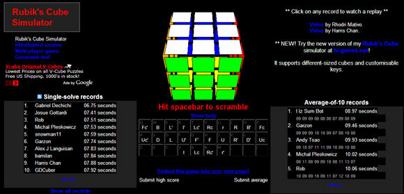 resolviendo el cubo de rubik