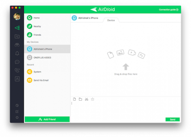 AirDroid para la gestión de archivos de Android