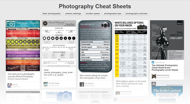 Pinterest - Cheet Sheets & Infographics