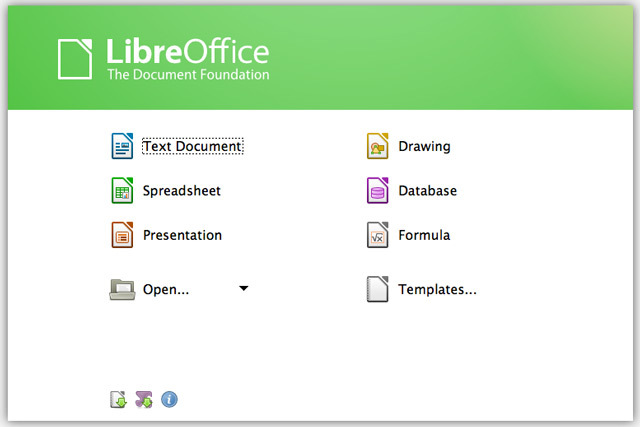 Esta es una captura de pantalla de uno de los mejores programas de Windows. Se llama LibreOffice