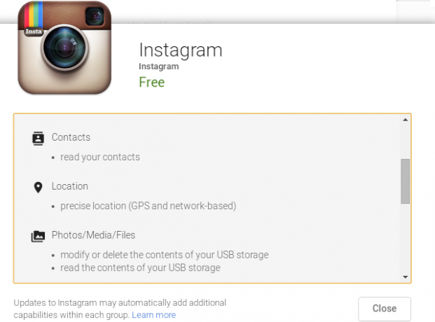 Instagram-Android-Permisos