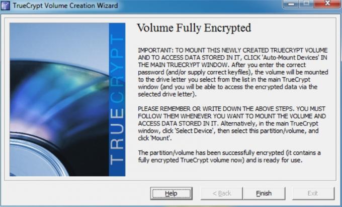 Guía del usuario de TrueCrypt: Asegure el bloqueo de sus archivos privados 26