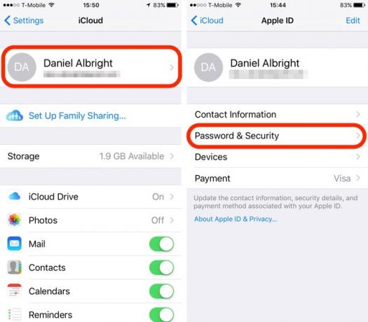 autenticación de dos factores de copia de seguridad en la nube icloud