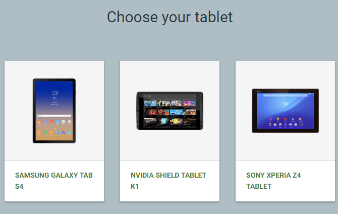 Opciones de tabletas Android