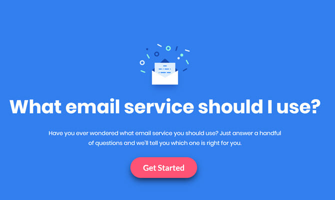 ¿Qué servicio de correo electrónico debo usar?