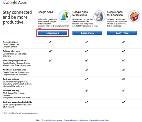 Guía de aplicaciones de Google: correo electrónico gratuito y más en su página web ggle page10image6576 filtrada