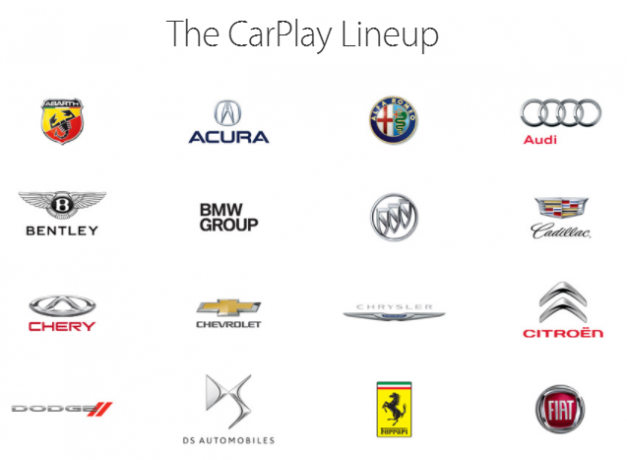 alineación de Apple Carplay