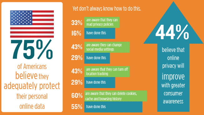 los estadounidenses protegen adecuadamente sus datos en línea