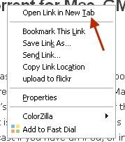 Cómo quitar la opción "Abrir en una nueva ventana" en Firefox userchrome2