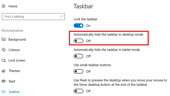 Cómo ocultar la barra de tareas en Windows Windows ocultar barra de tareas 670x380
