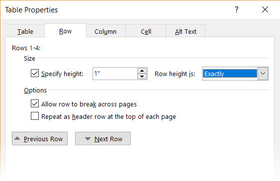 Congelar tablas en Microsoft Word