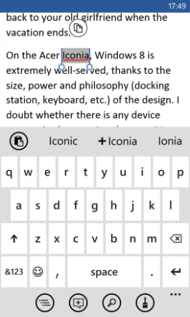oficina móvil de windows phone