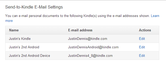 Configuración de Amazon-Send-To-Kindle