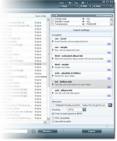 Es hora de organizar su colección de música: etiquetarlos y renombrarlos con TagScanner tagscanner 09