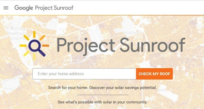 techo solar del proyecto de google