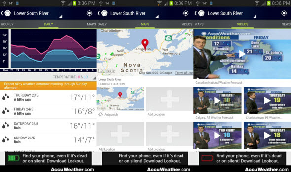 mejor widget del clima para Android