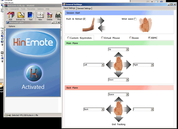 kinect como control remoto